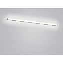 Helestra mirror luminaire LADO-S 120 large, switchable, slim, with diffuser IP44, chrome, white 