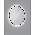 Spiegel met verlichting VIDO Ø 70CM Tunable White, indirect IP44, zwart 