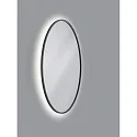 Helestra mirror with lighting VIDO Ø 70CM tunable white, indirect IP44, black 