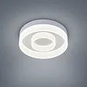 Plafondarmatuur LIV 30 2-voudig, ring vorm IP30, wit mat dimbaar