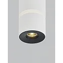 Helestra Plafondarmatuur ROK 1-vlams, direct / indirect, focusseerbaar IP20, wit mat dimbaar