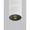 Helestra Plafondarmatuur ROK 1-vlams, direct / indirect, focusseerbaar IP20, wit mat dimbaar