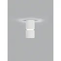 Helestra Plafondarmatuur ROK 1-vlams, direct / indirect, focusseerbaar IP20, wit mat dimbaar