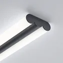 Helestra bath luminaire LOOM 90 IP44, black matt 