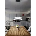 Helestra LED Pendant luminaire LIV 40 LED, IP20, black matt