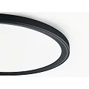 Helestra Plafondarmatuur DAWA Ø33CM CCT Switch, direct / indirect IP20, zwart mat dimbaar