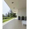 Helestra outdoor ceiling luminaire SAY direct, switchable LED IP65, graphite 