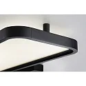 Helestra ceiling luminaire VESP LED IP20, black matt dimmable