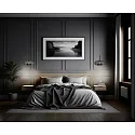 Helestra pendant luminaire SICA 1 flame IP20, gold, black dimmable