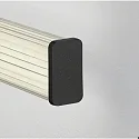 Helestra Wandarmatuur ALLA 60 schakelbaar IP44, zwart mat 