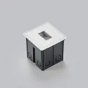Helestra Wandinbouwarmatuur LES IP65, wit mat 