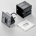 Helestra Wandinbouwarmatuur LES IP65, wit mat 