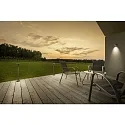 Helestra bollard lamp LUR tiltable IP54, graphite 