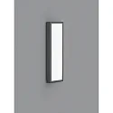 outdoor wall luminaire SCALA square, long IP44, graphite, white 