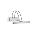 Spiegelarmatuur BOW AP36 IP21, chroom 