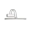 Spiegelarmatuur BOW AP66 IP21, chroom 