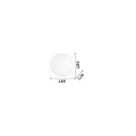 Ideal Lux Wand- en plafondarmatuur SIMPLY PL3 3-vlams E27 IP20, wit 