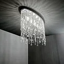 Ideal Lux Plafondarmatuur RAIN PL3 3-vlams E14 IP20, chroom 