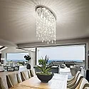 Ideal Lux Plafondarmatuur RAIN PL3 3-vlams E14 IP20, chroom 