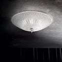 Ideal Lux Wand- en plafondarmatuur SHELL PL4 4-vlams E27 IP20, transparant 