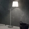 Staande lamp REGOL PT1 E27 IP20, nikkel gesatineerd 