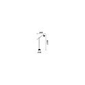 Ideal Lux Staande lamp NEWTON PT1 E27 IP20, nikkel 