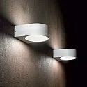 Ideal Lux Wandarmatuur IKO AP1 1-vlams E27 IP44, wit 