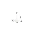 Ideal Lux Pendelarmatuur GLORY SP3 D50 3-vlams E27 IP20, wit 