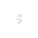 Ideal Lux Vloerinbouwarmatuur PARK PT1 ROUND SMALL GU10 IP65, nikkel 