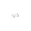 Ideal Lux Wandarmatuur MORIS AP2 2-vlams G9 IP20, wit 