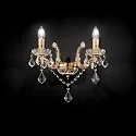 Ideal Lux Wall luminaire FLORIAN AP2, 2 flames, E14, gold