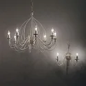 Ideal Lux Wall luminaire CORTE AP2, 2 flames, E14, rust