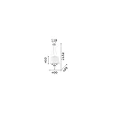Pendelarmatuur PEGASO SP3 3-vlams E14 IP20
