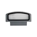 Ideal Lux Wandarmatuur voor buitenshuis ANDROMEDA AP1 up down, 1-vlams E27 IP55, antraciet 