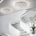 Ceiling luminaire KING PL9, 9 flames, G9, 40W, chrome