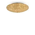 Plafondarmatuur KING PL9 9-vlams G9 IP20, goud