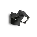 Wand- en plafondarmatuur MOUSE 1-vlams, draaibaar, roteerbaar GU10 IP20, zwart
