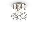 Plafondarmatuur MOONLIGHT PL8 8-vlams G9 IP20, chroom 
