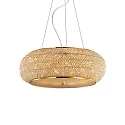 Pendelarmatuur PASHA SP10 10-vlams E14 IP20, goud