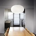 Ideal Lux Pendant luminaire CANDY SP1 D40, E27, Ø40cm, white