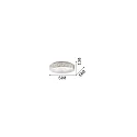 Ideal Lux Plafondarmatuur ROMA PL9 9-vlams G9 IP20, chroom