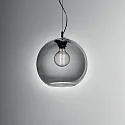 Ideal Lux Pendelarmatuur NEMO FUME SP1 D30 E27 IP20, rookkleuren 