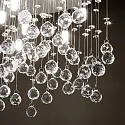 Ceiling luminaire MOONLIGHT PL5, 5 flames, G9, 40W, chrome
