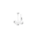 Ideal Lux Pendelarmatuur ULISSE SP3 D42 3-vlams E27 IP20, wit