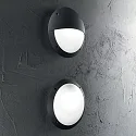 Ideal Lux Wandarmatuur voor buitenshuis LUCIA-1 AP1 1-vlams E27 IP66, zwart 