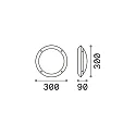 Ideal Lux Wandarmatuur voor buitenshuis LUCIA-1 AP1 1-vlams E27 IP66, zwart 