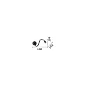LED Wall spot FOCUS AP1, 1x 3W, Ceiling spot, white
