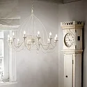 Chandelier CORTE SP12, 12 flames, E14, rust