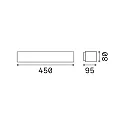 Ideal Lux Wandarmatuur voor buitenshuis ANDROMEDA up down, 2-vlams E27 IP55, wit 