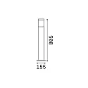 Ideal Lux Lichtpaal TRONCO E27 IP65, wit 